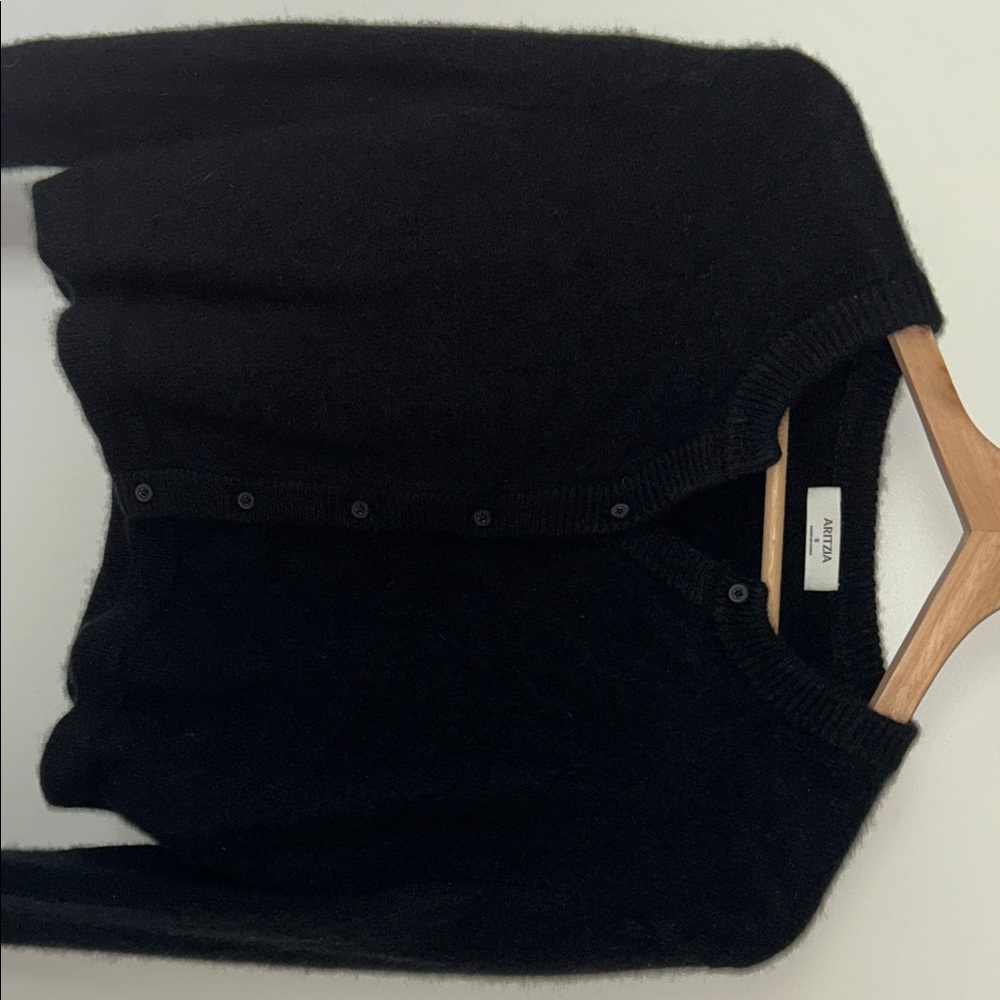 Aritzia Black Cashmere Sweater